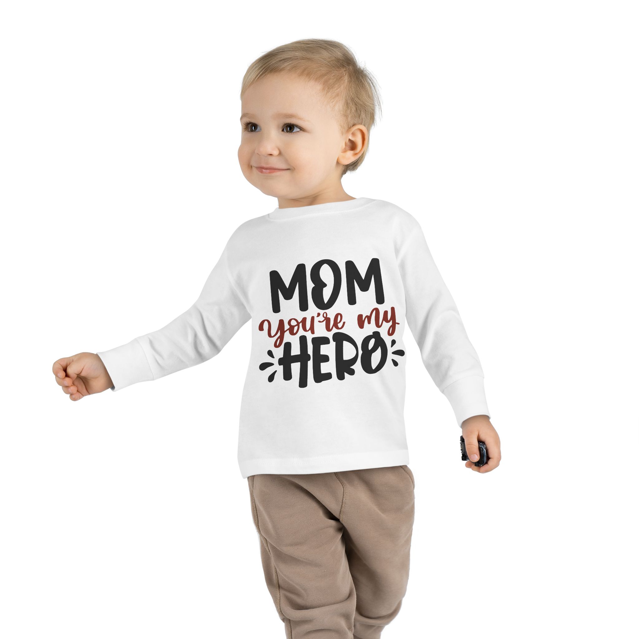 “Mom You’re My Hero” Kids’ Graphic Shirt - Image 3