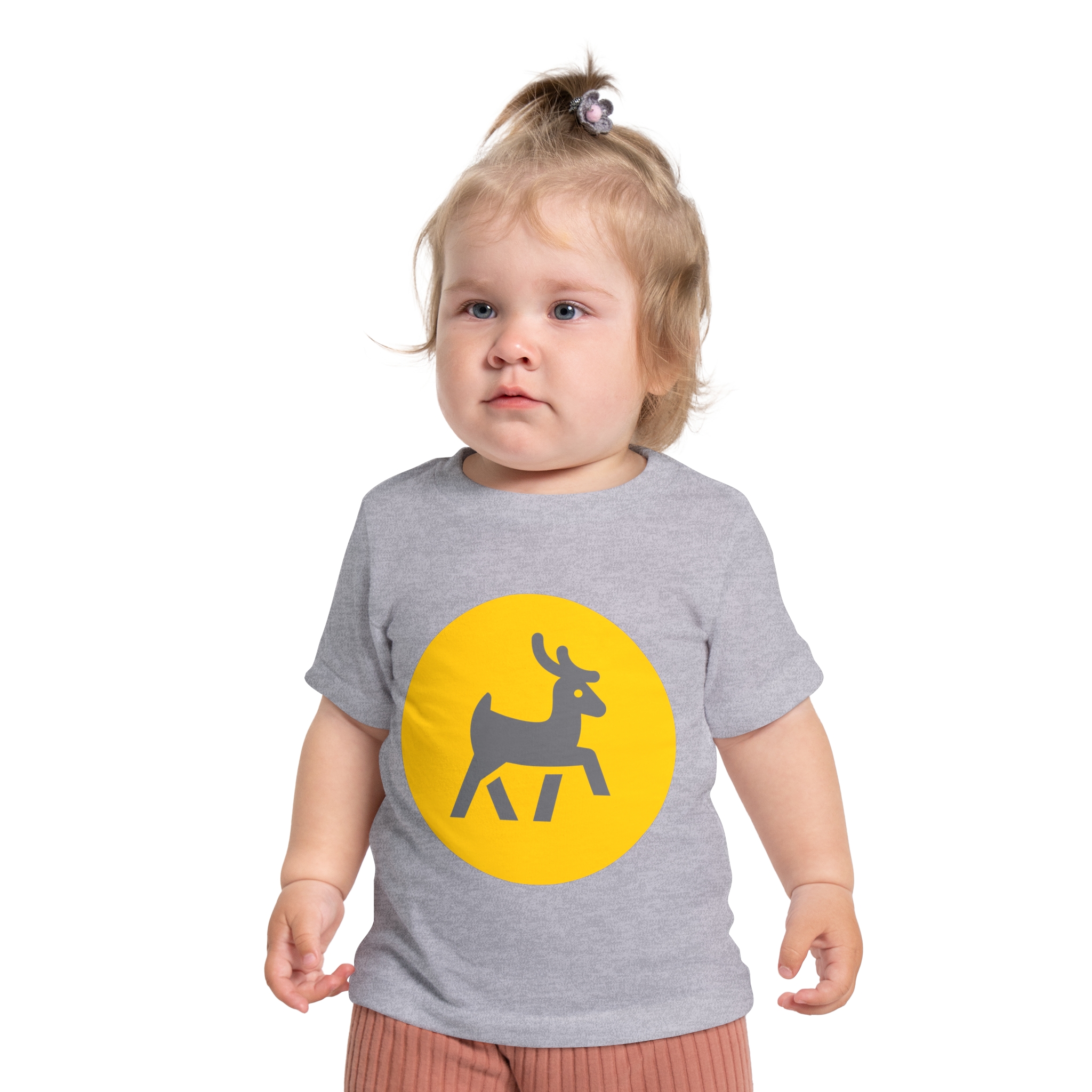 Cute Yellow Circle Woodland Kids Shirt - Image 3